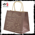 Hot selling kraft paper clothes packing bag with high quality